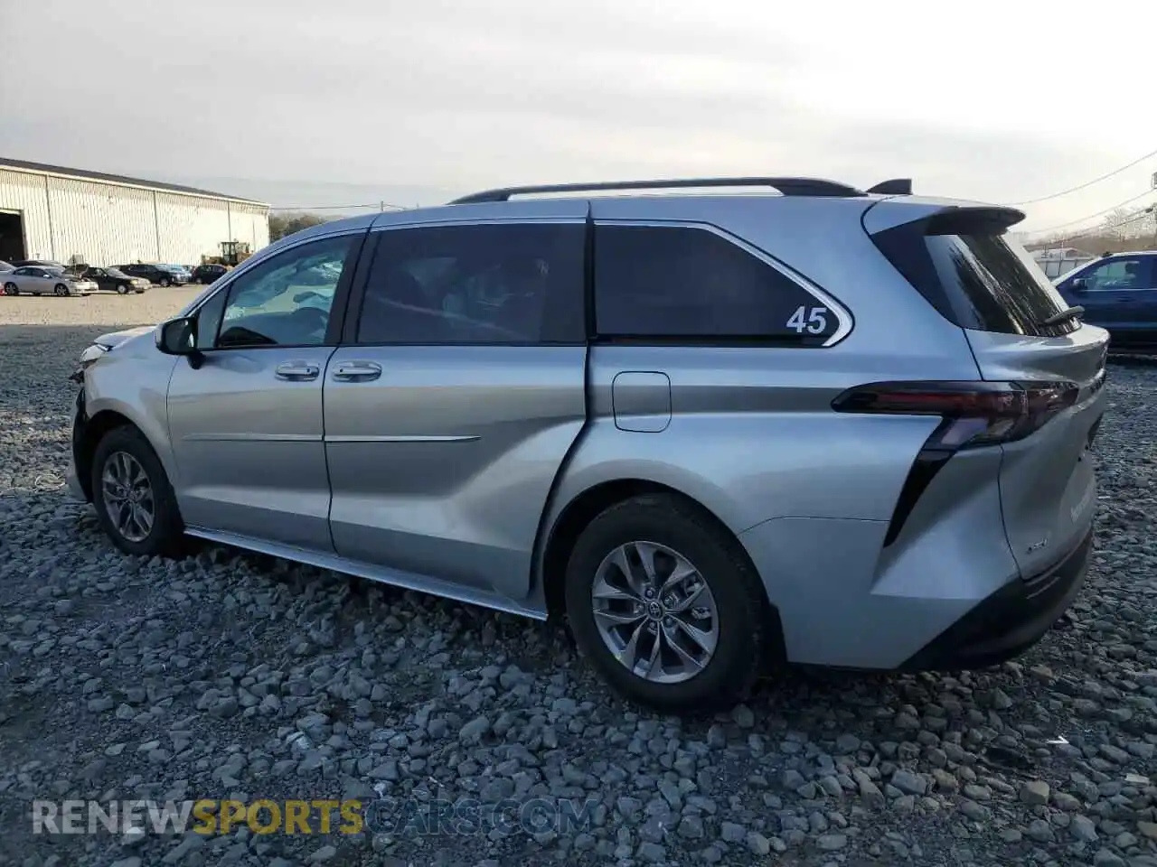 2 Photograph of a damaged car 5TDBRKEC4SS245039 TOYOTA All Models 2025