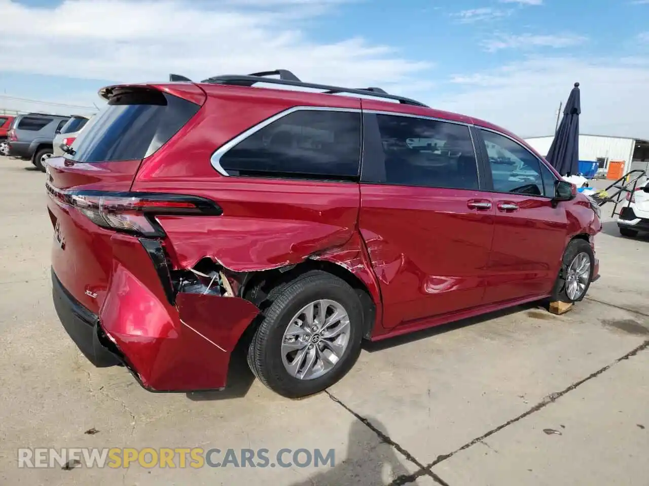 3 Photograph of a damaged car 5TDYRKEC4SS275877 TOYOTA All Models 2025