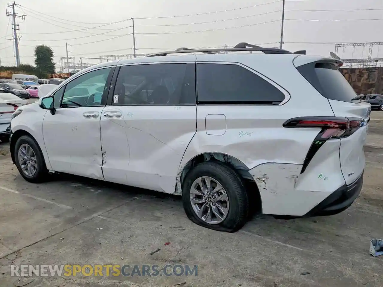 2 Photograph of a damaged car 5TDYRKEC5SS245058 TOYOTA All Models 2025