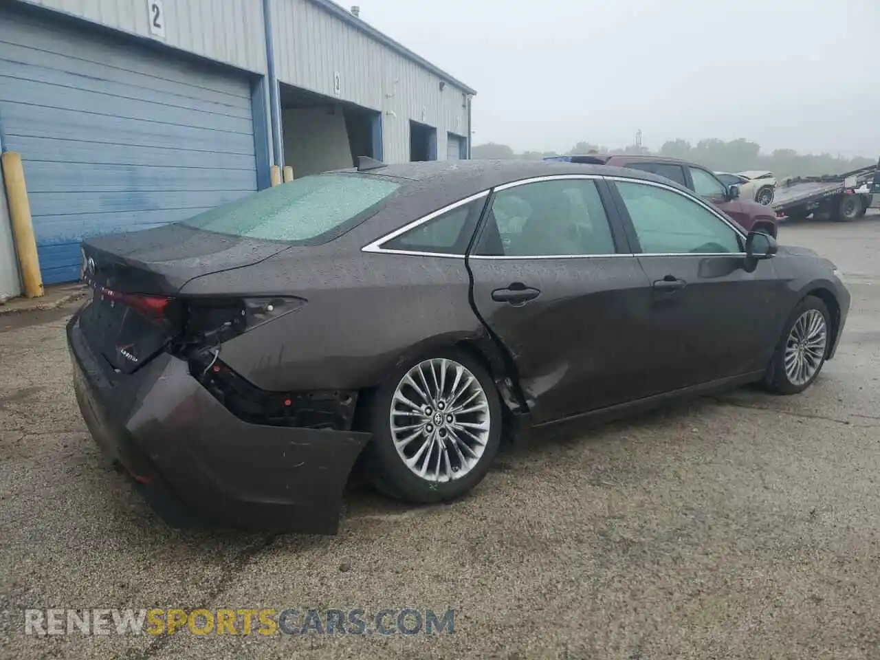 3 fotografías del automóvil dañado 4T1BZ1FB3KU026175 TOYOTA AVALON 2019