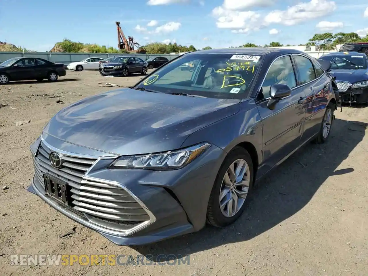 2 Photograph of a damaged car 4T1AZ1FB2LU054921 TOYOTA AVALON 2020