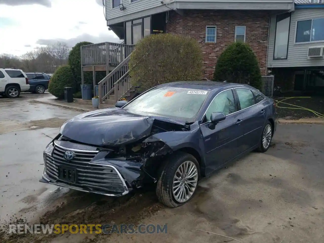 2 Photograph of a damaged car 4T1D21FB3LU017121 TOYOTA AVALON 2020