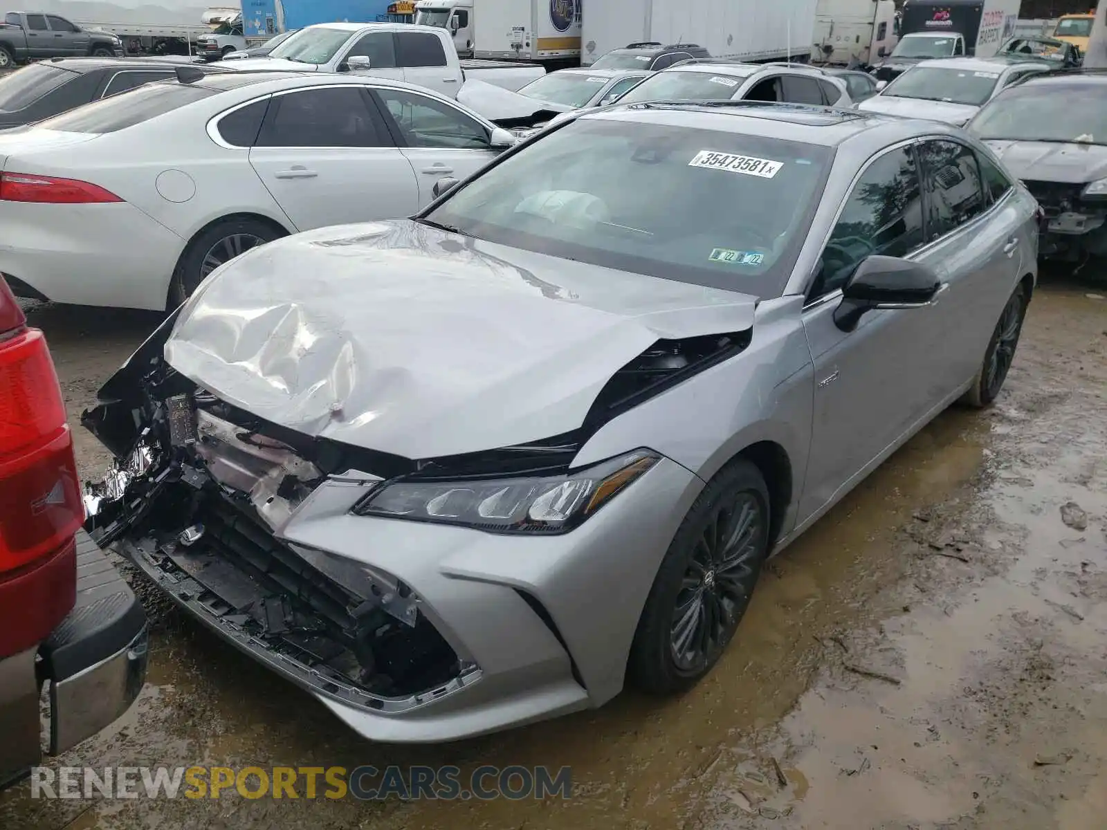 2 Photograph of a damaged car 4T1E21FB7LU012475 TOYOTA AVALON 2020