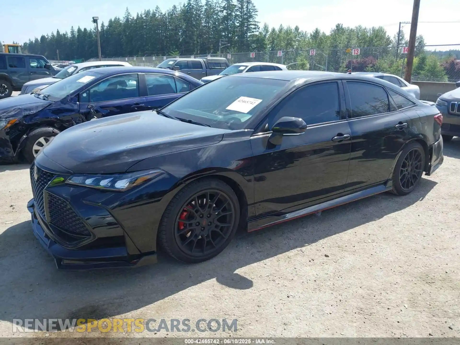 2 fotografías del automóvil dañado 4T1FZ1FB1LU047349 TOYOTA AVALON 2020