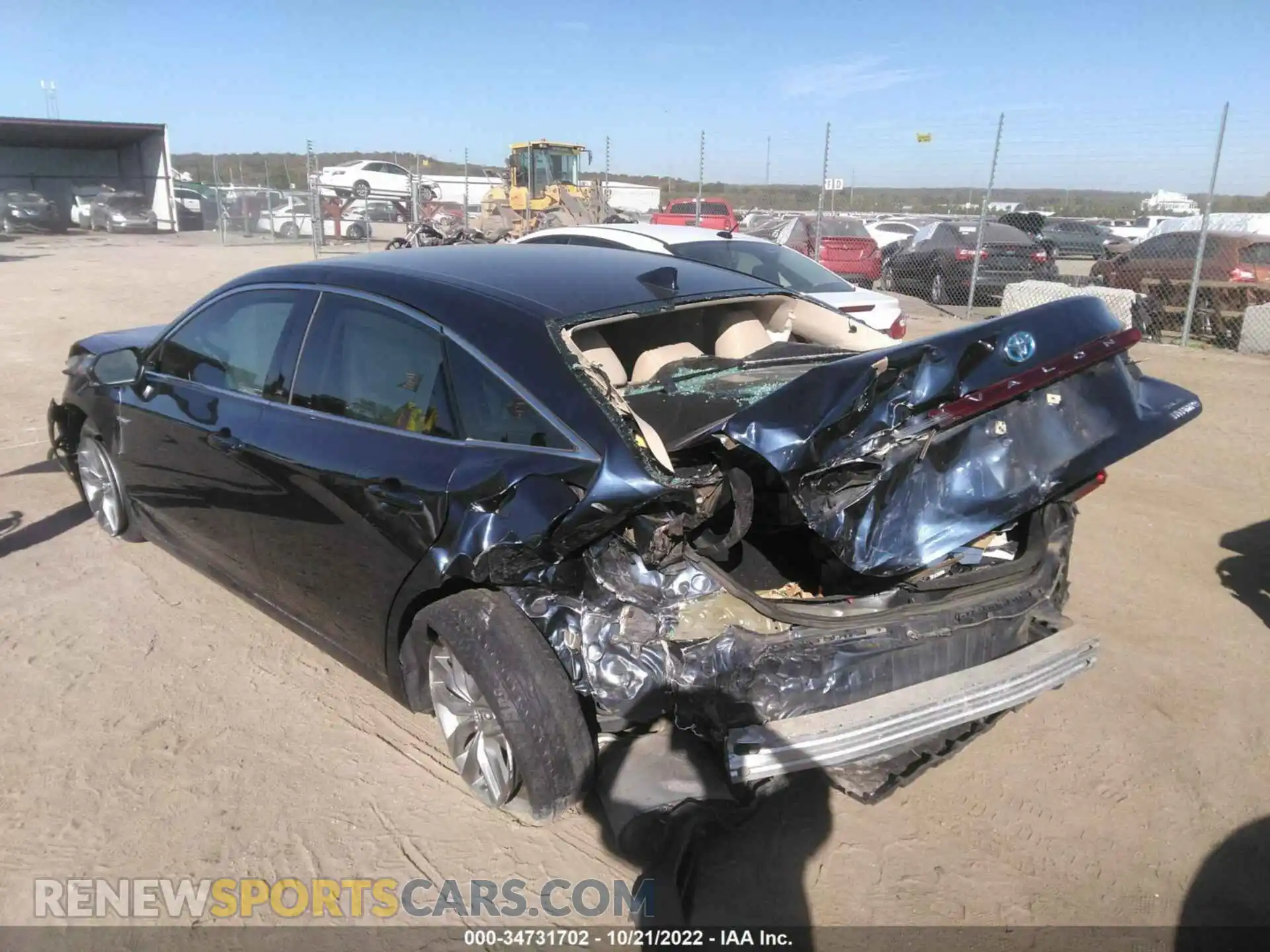 3 Photograph of a damaged car 4T1J21FB9LU014047 TOYOTA AVALON 2020