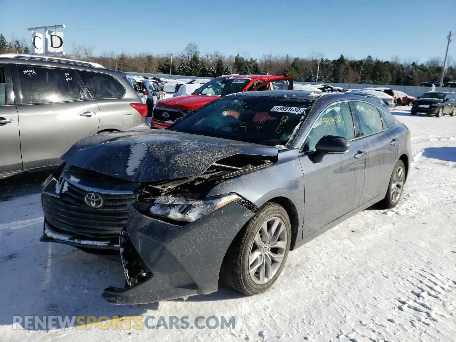 2 Photograph of a damaged car 4T1JZ1FB2LU051355 TOYOTA AVALON 2020