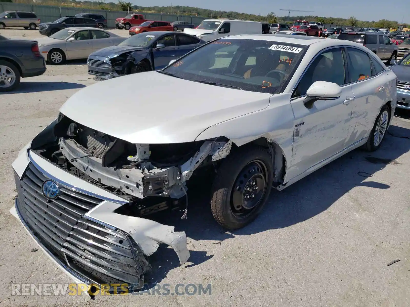 2 Photograph of a damaged car 4T1DA1AB3MU004557 TOYOTA AVALON 2021