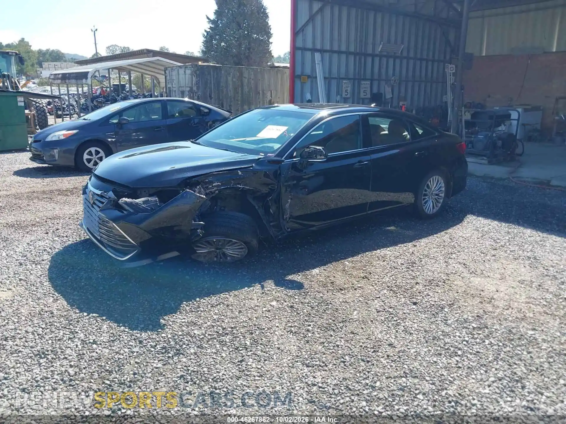2 fotografías del automóvil dañado 4T1DA1AB6MU010787 TOYOTA AVALON 2021