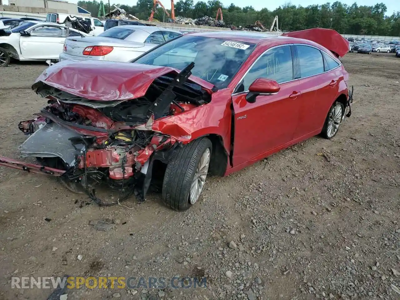 2 Photograph of a damaged car 4T1DA1ABXMU004779 TOYOTA AVALON 2021