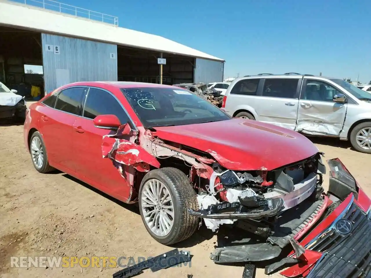 1 Photograph of a damaged car 4T1DZ1FB2MU068400 TOYOTA AVALON 2021
