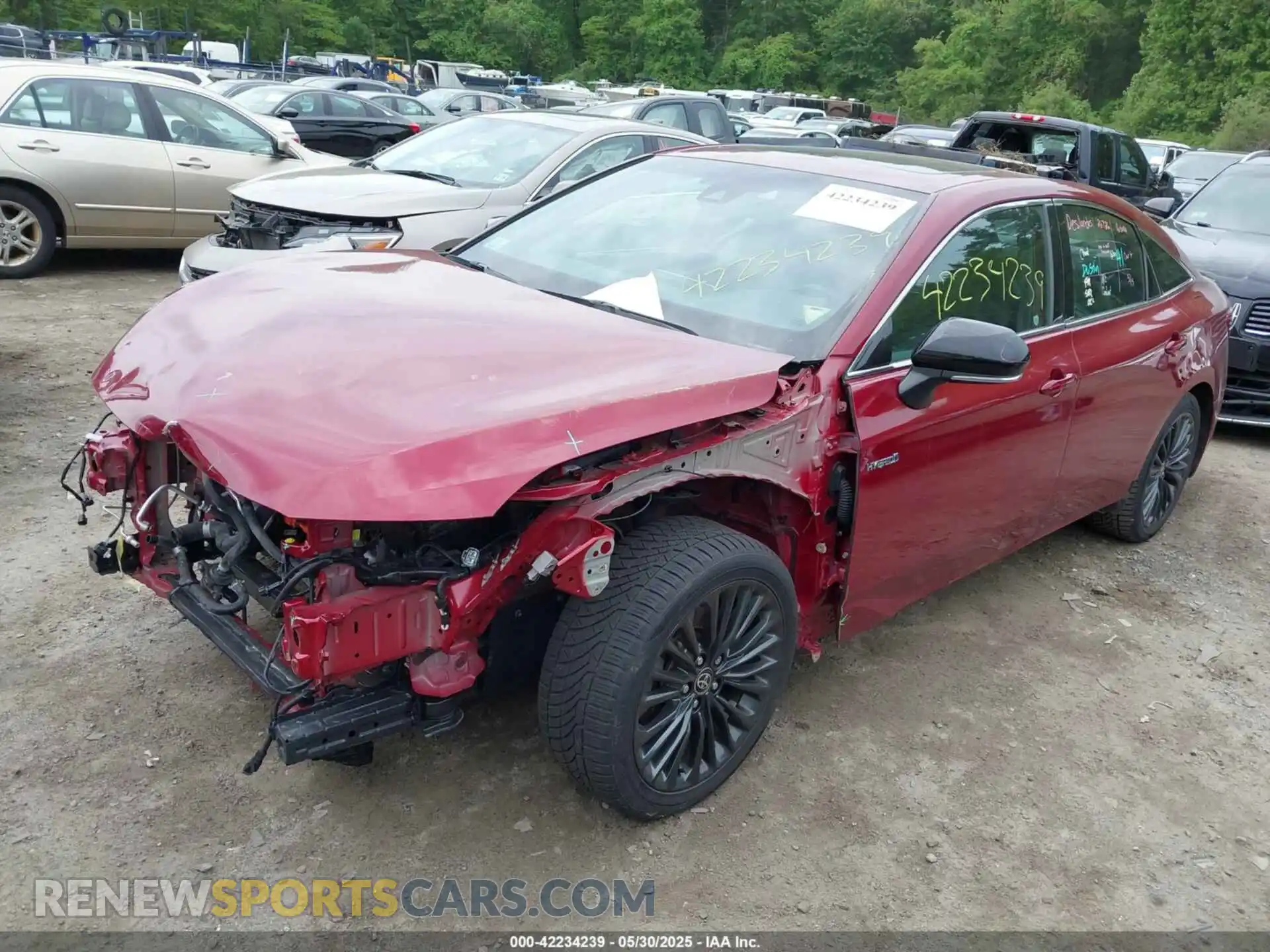 2 Photograph of a damaged car 4T1EA1AB6MU007215 TOYOTA AVALON 2021