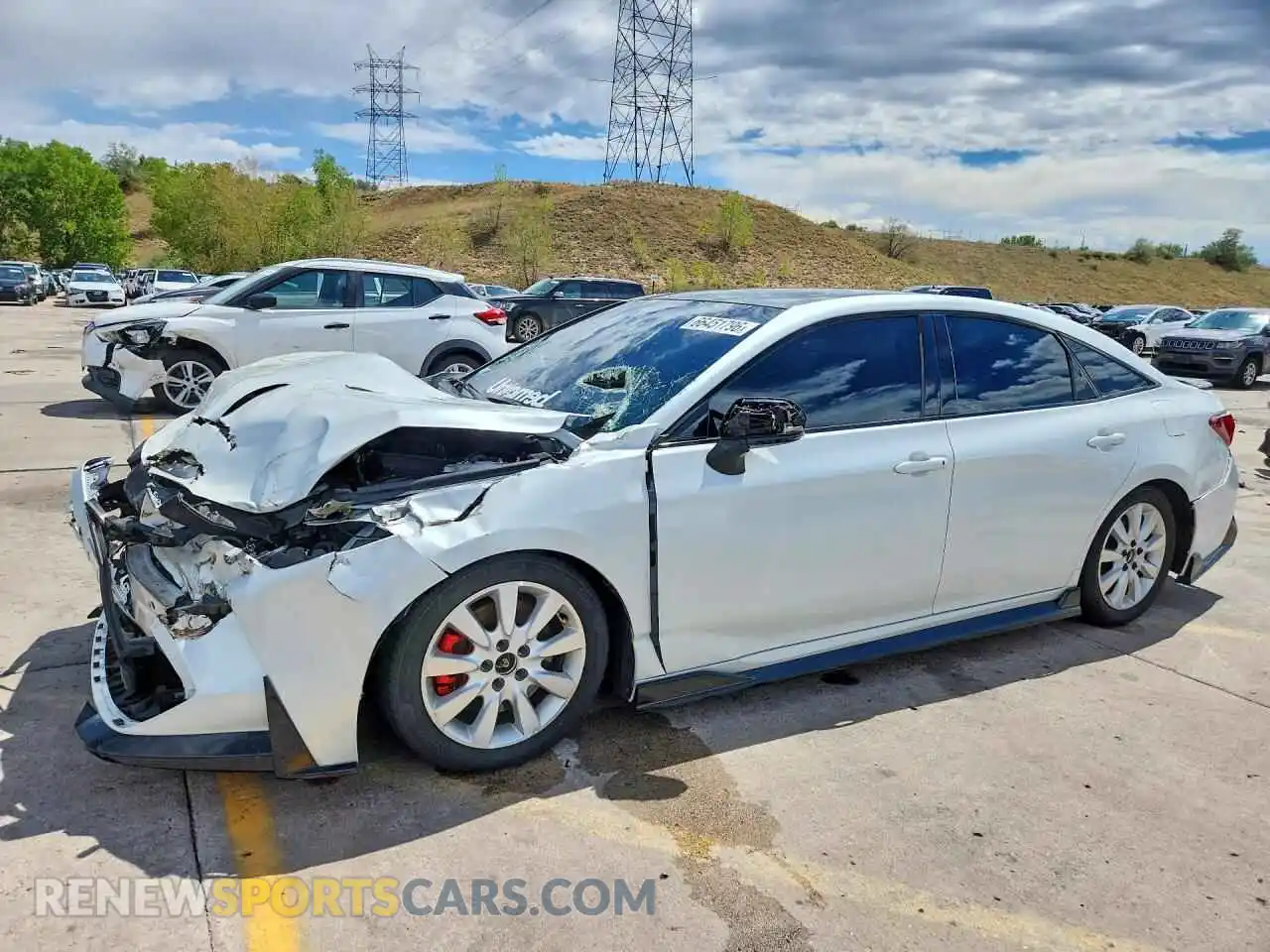 1 Photograph of a damaged car 4T1FZ1FB8MU056700 TOYOTA AVALON 2021