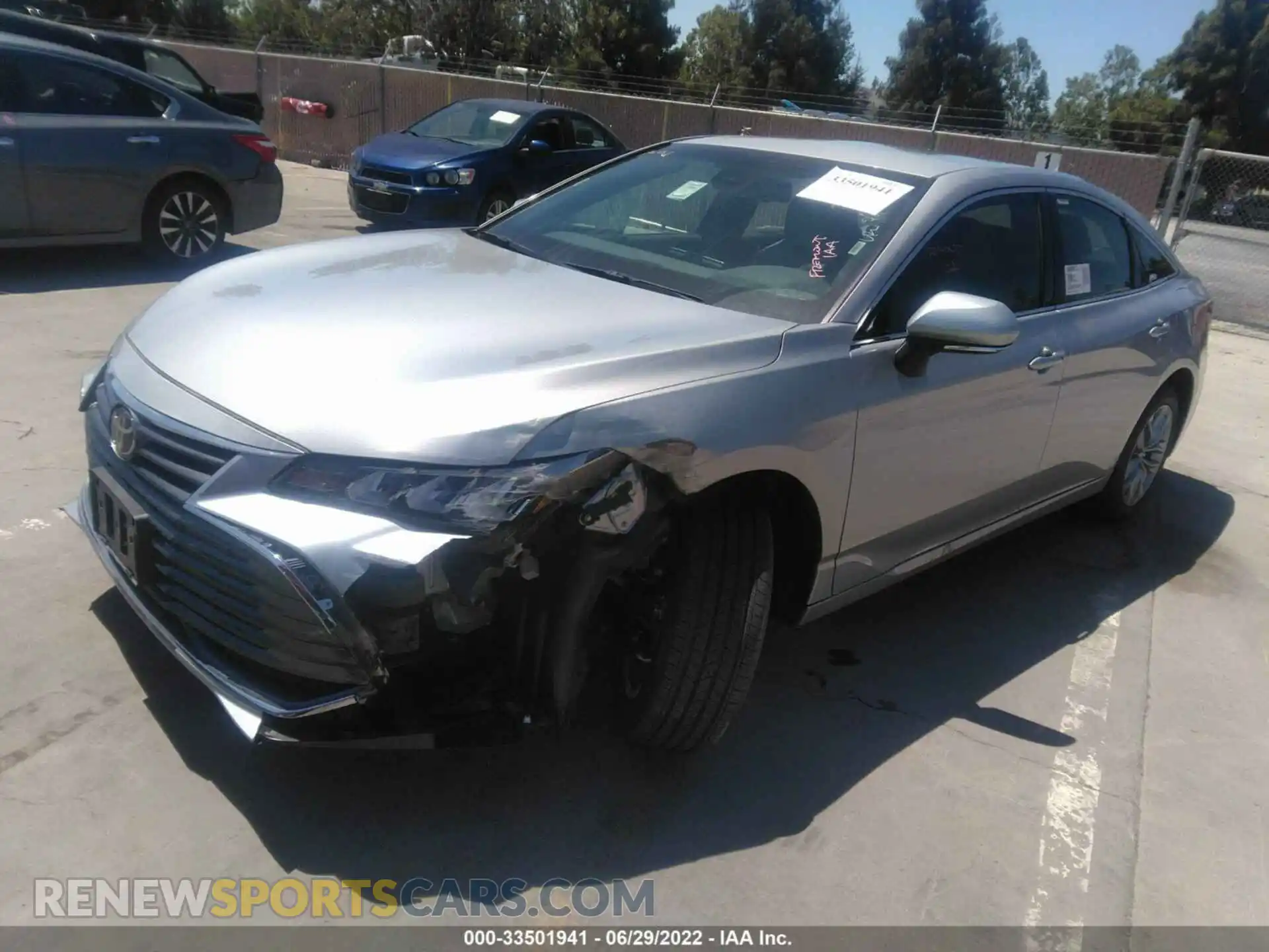 2 Photograph of a damaged car 4T1JZ1FB0NU077861 TOYOTA AVALON 2022