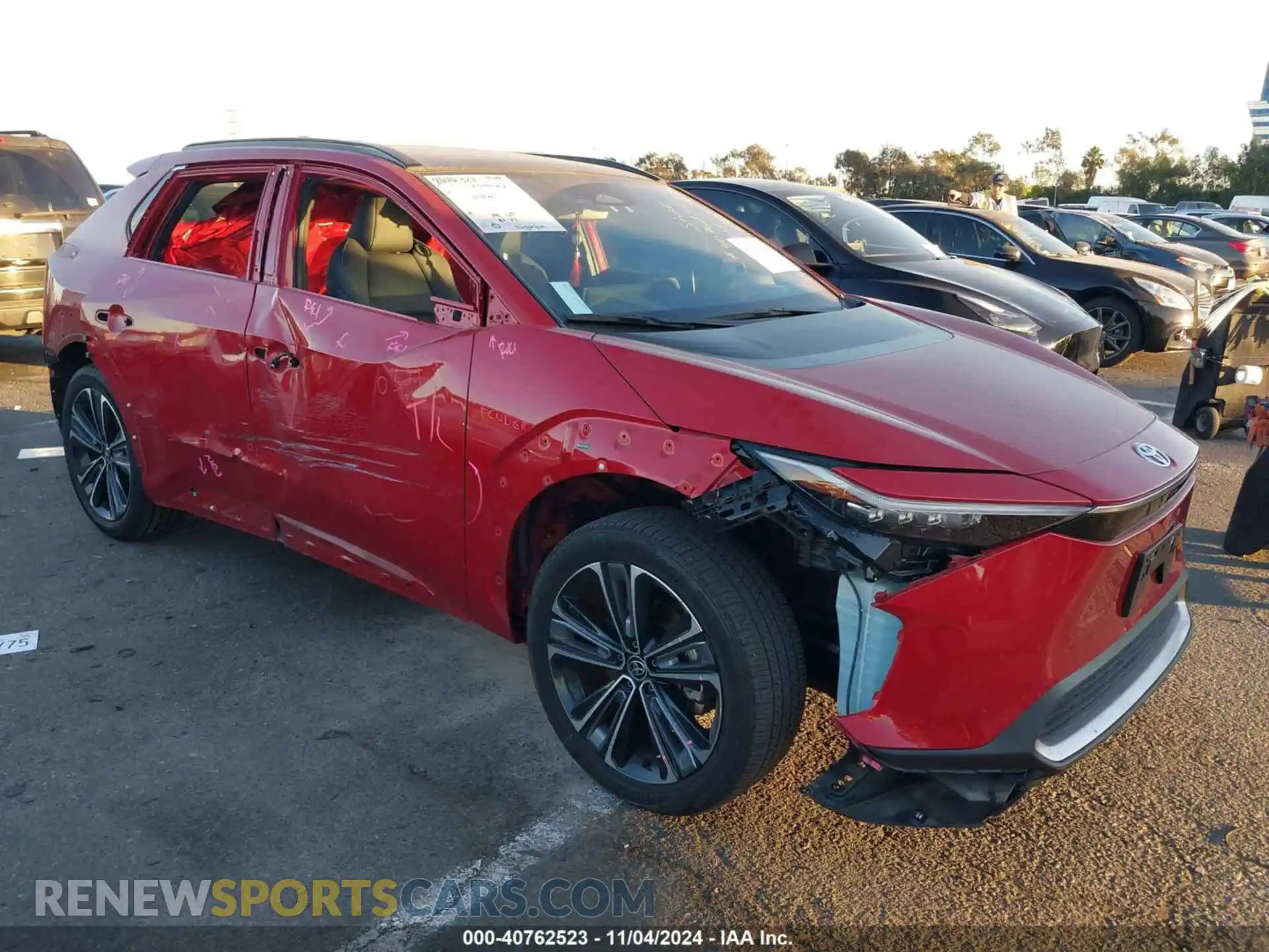 1 Photograph of a damaged car JTMAAAAA6PA001897 TOYOTA BZ4X 2023