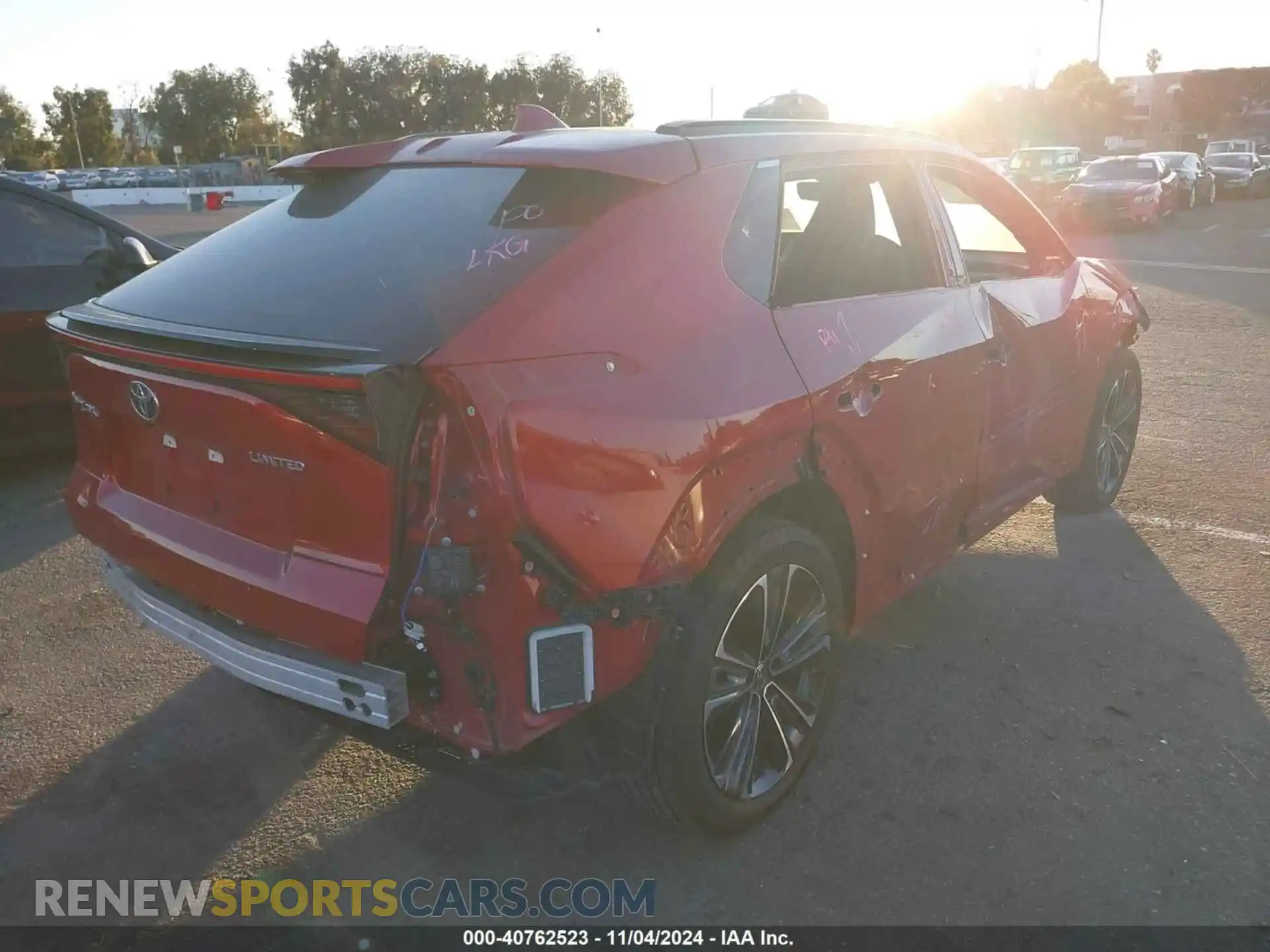 3 Photograph of a damaged car JTMAAAAA6PA001897 TOYOTA BZ4X 2023