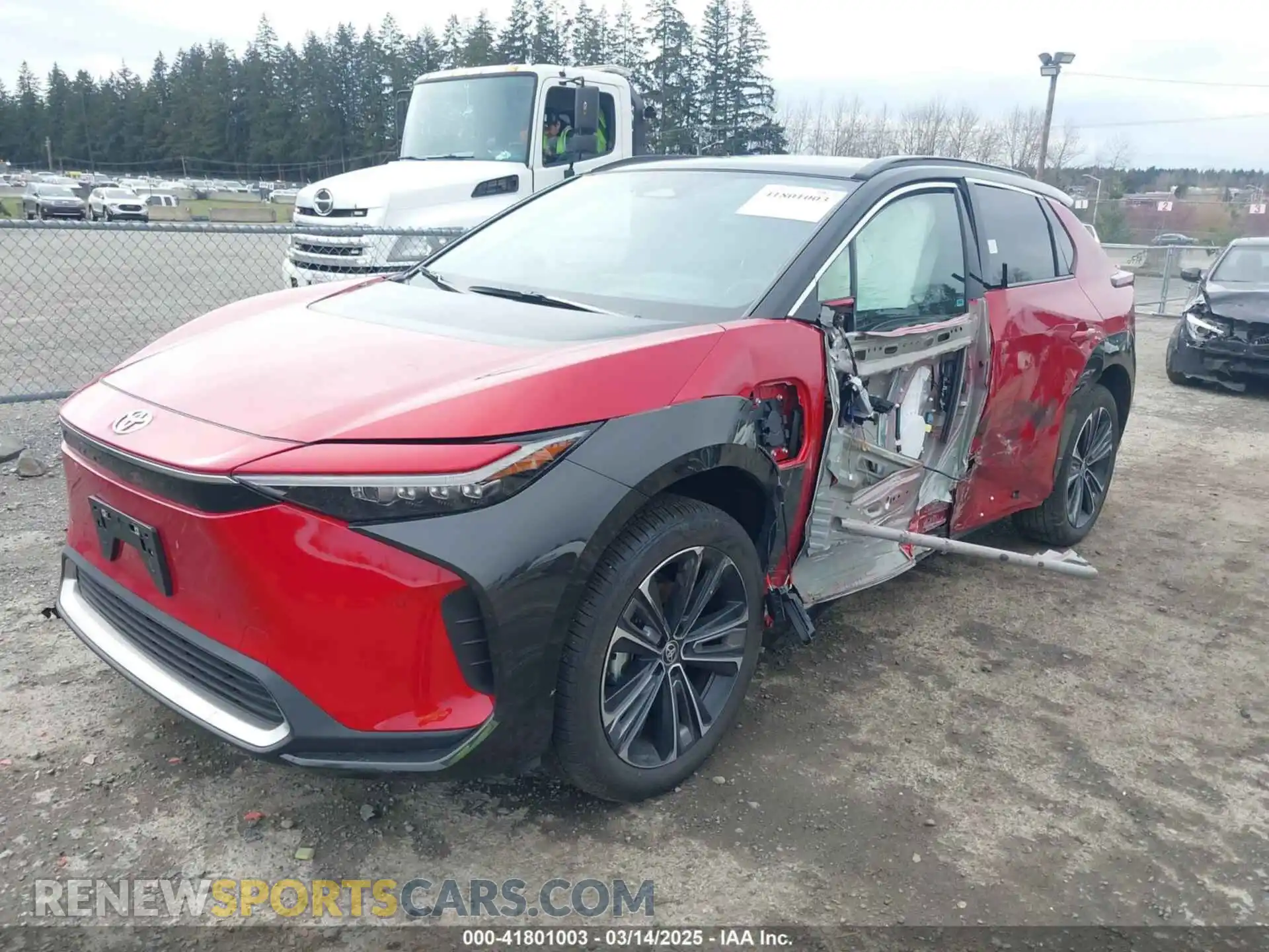 2 Photograph of a damaged car JTMABACA3PA045074 TOYOTA BZ4X 2023