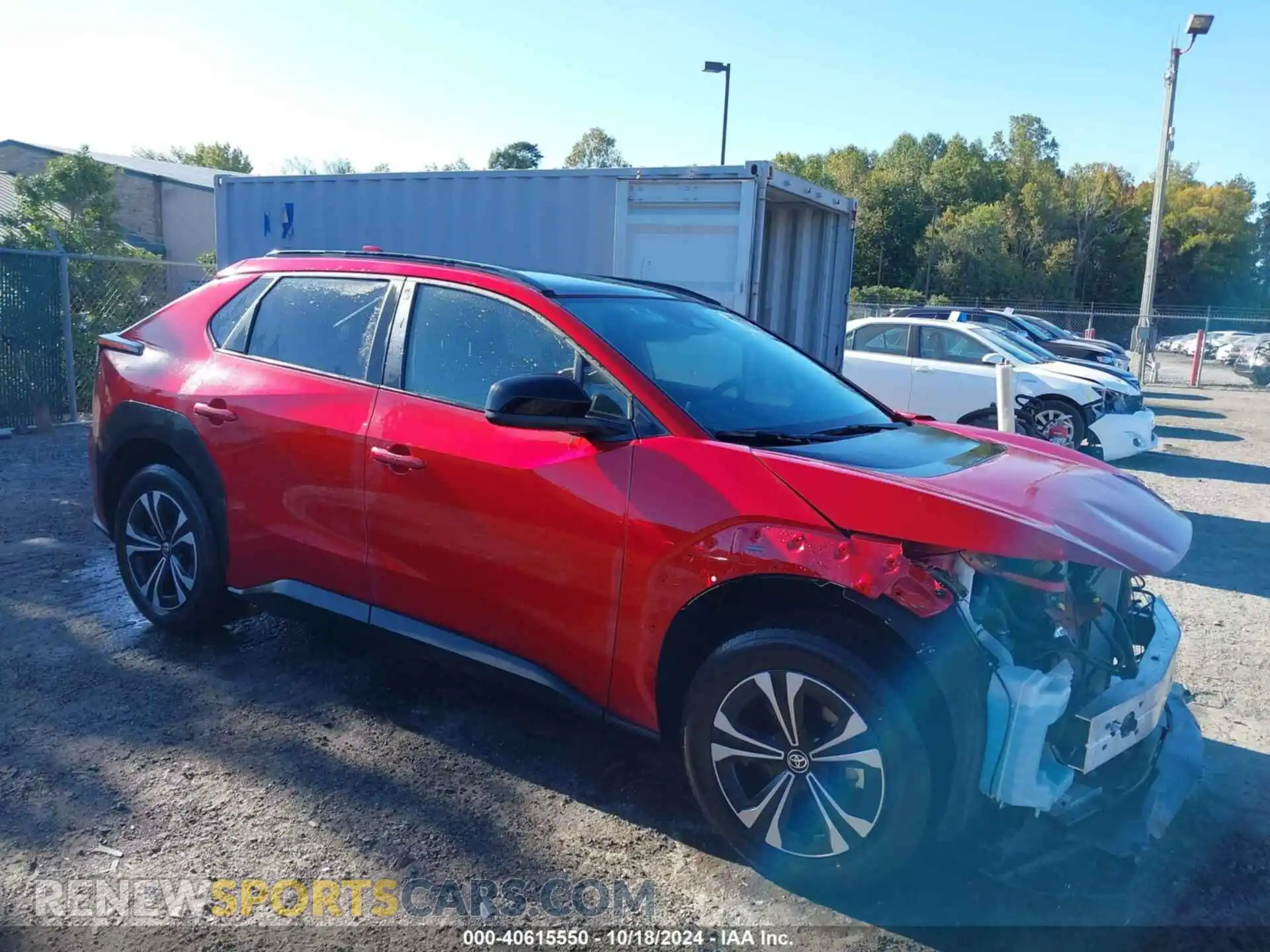 1 Photograph of a damaged car JTMABACA8PA010921 TOYOTA BZ4X 2023