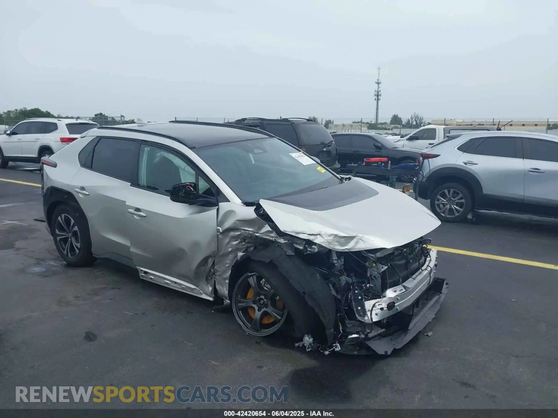 1 fotografías del automóvil dañado JTMAAAAAXRA043301 TOYOTA BZ4X 2024