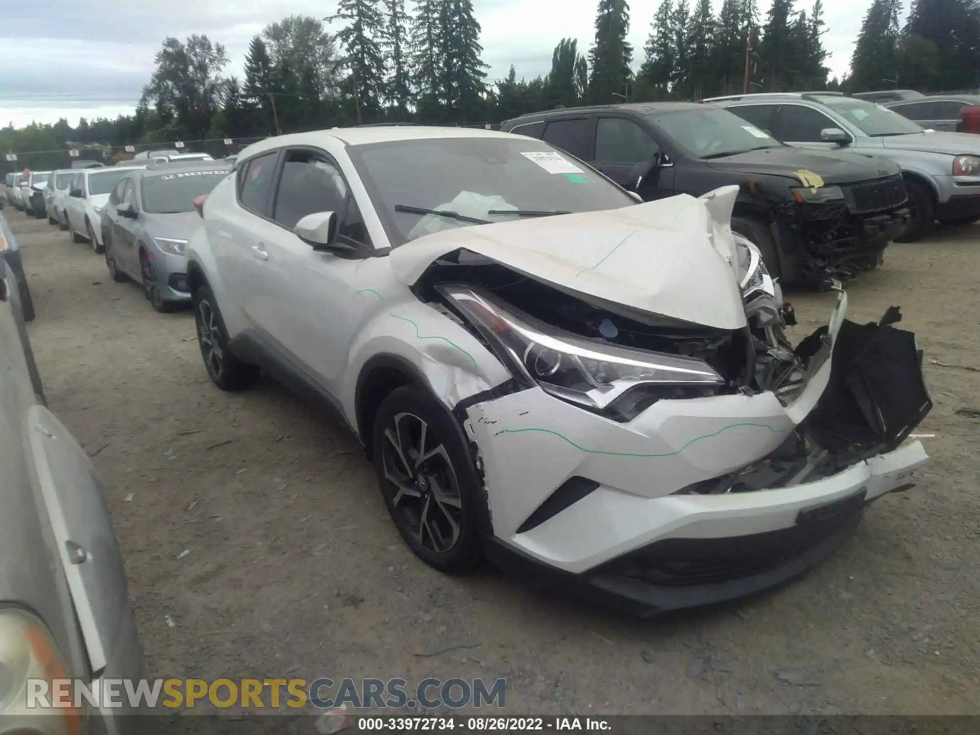 1 Photograph of a damaged car NMTKHMBX9JR040190 TOYOTA C-HR 2018