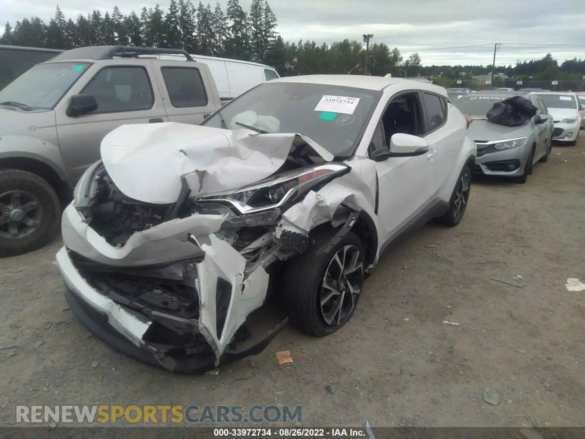 2 Photograph of a damaged car NMTKHMBX9JR040190 TOYOTA C-HR 2018