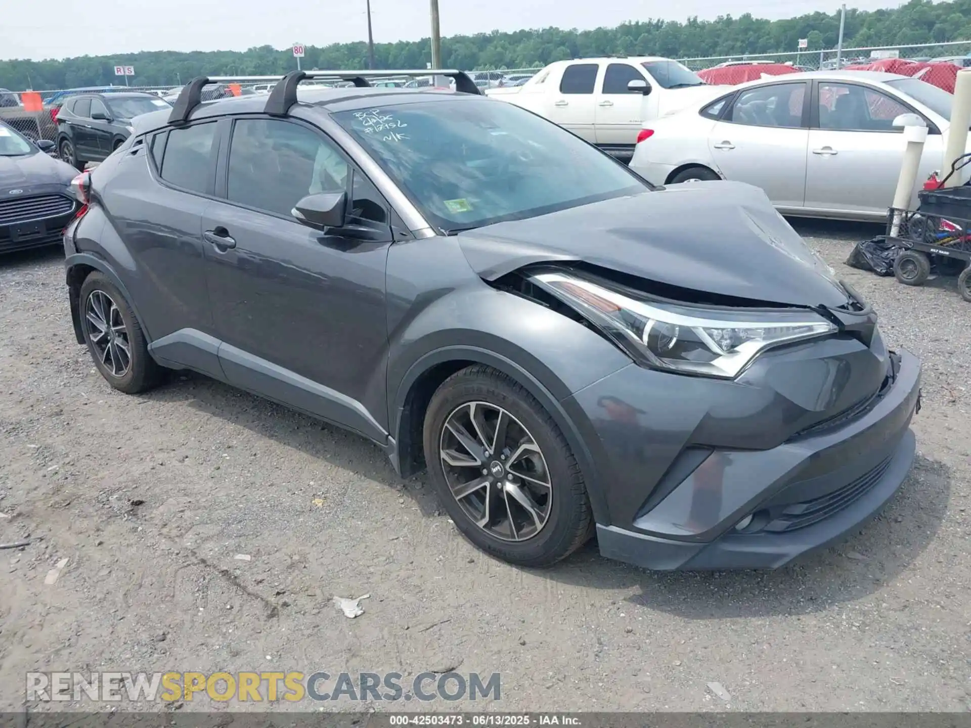 1 Photograph of a damaged car JTNKHMBX3K1031755 TOYOTA C-HR 2019