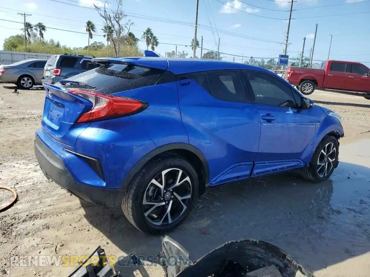 3 Photograph of a damaged car JTNKHMBX4K1019601 TOYOTA C-HR 2019
