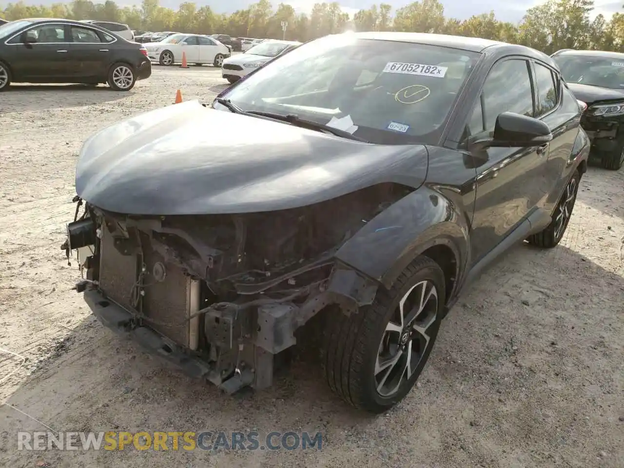 1 Photograph of a damaged car JTNKHMBX5K1028310 TOYOTA C-HR 2019