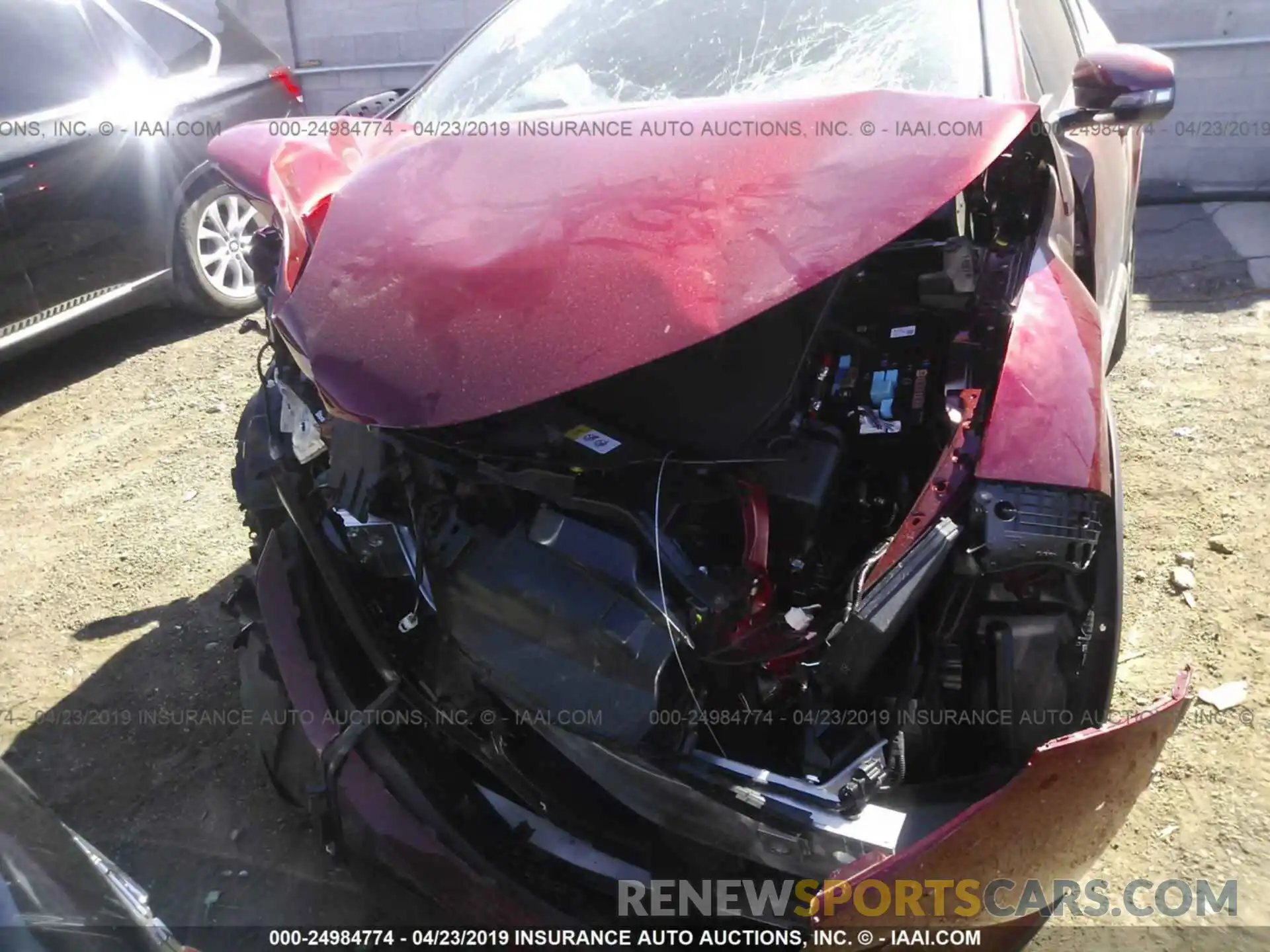6 Photograph of a damaged car JTNKHMBX6K1032656 TOYOTA C-HR 2019