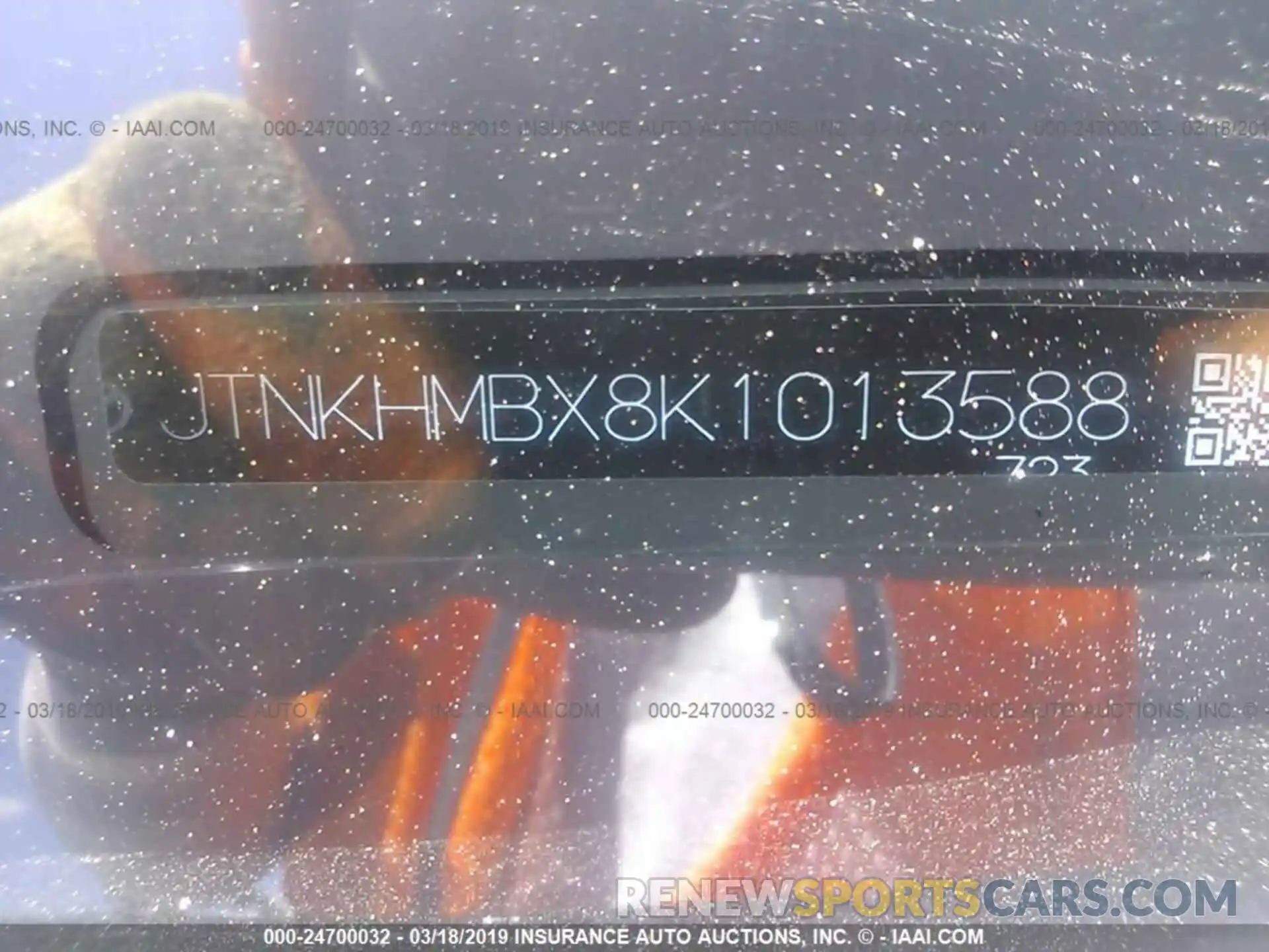 9 Photograph of a damaged car JTNKHMBX8K1013588 TOYOTA C-HR 2019