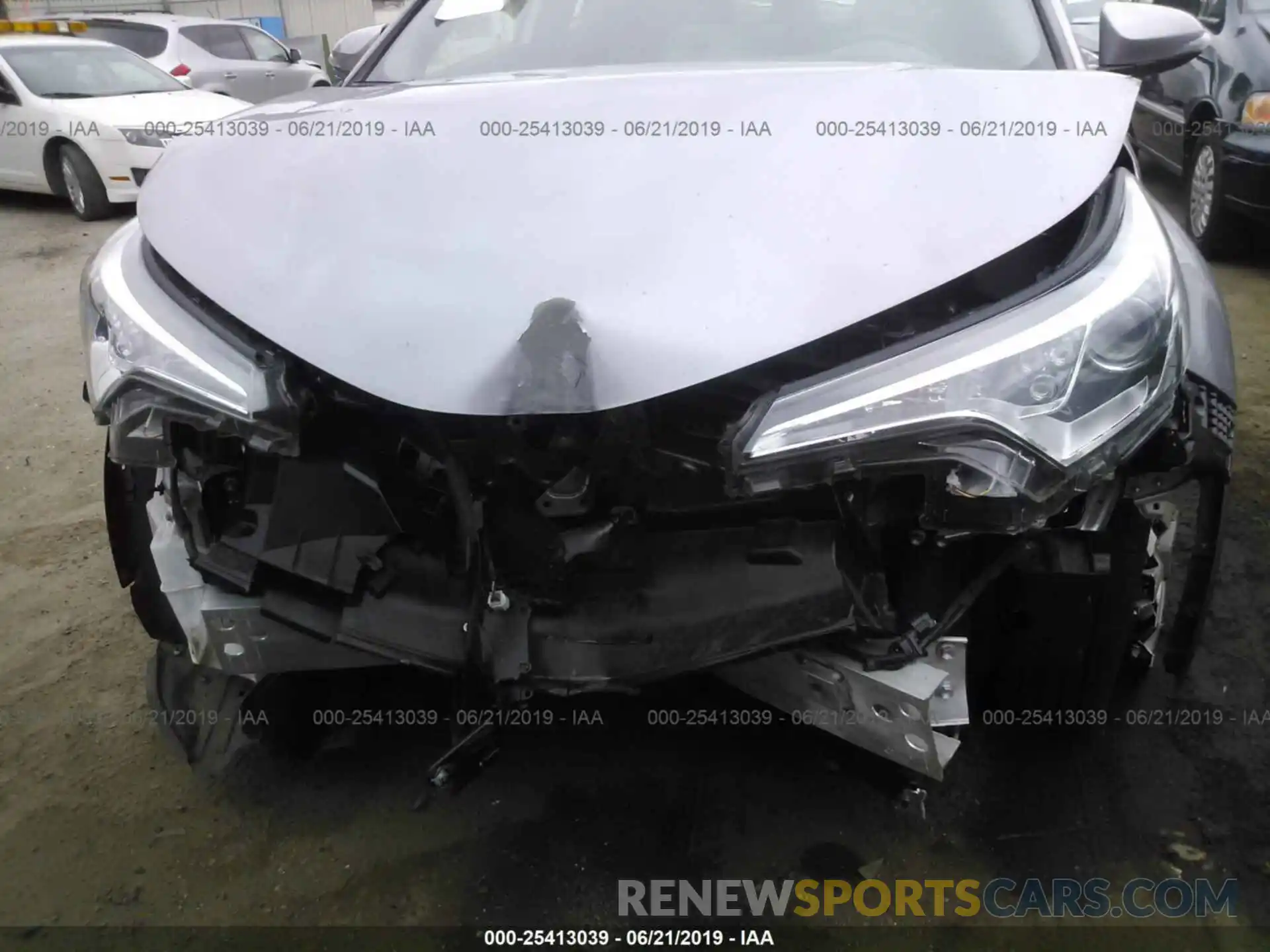 6 Photograph of a damaged car JTNKHMBX8K1014790 TOYOTA C-HR 2019
