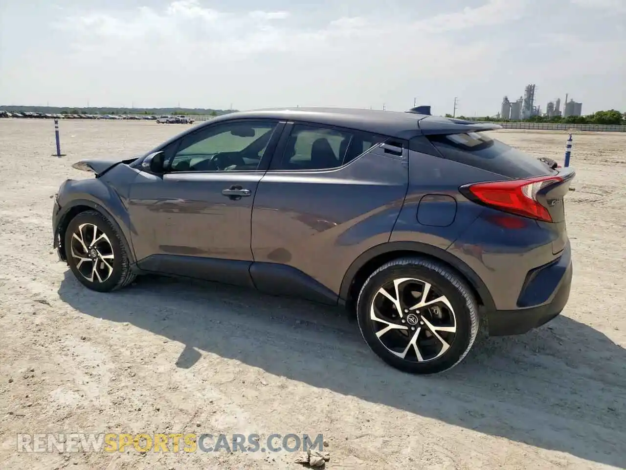 2 fotografías del automóvil dañado JTNKHMBX9K1034014 TOYOTA C-HR 2019