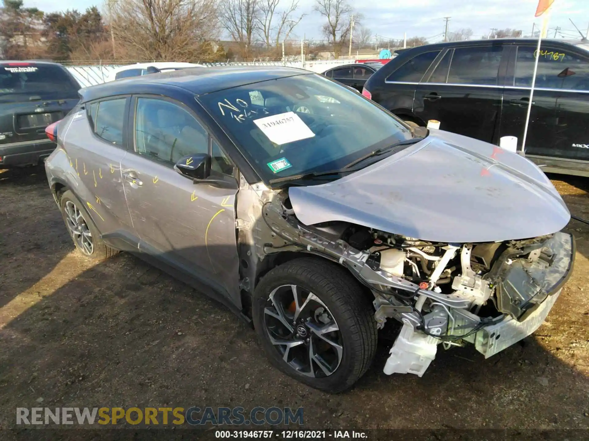 1 Photograph of a damaged car NMTKHMBX0KR090963 TOYOTA C-HR 2019