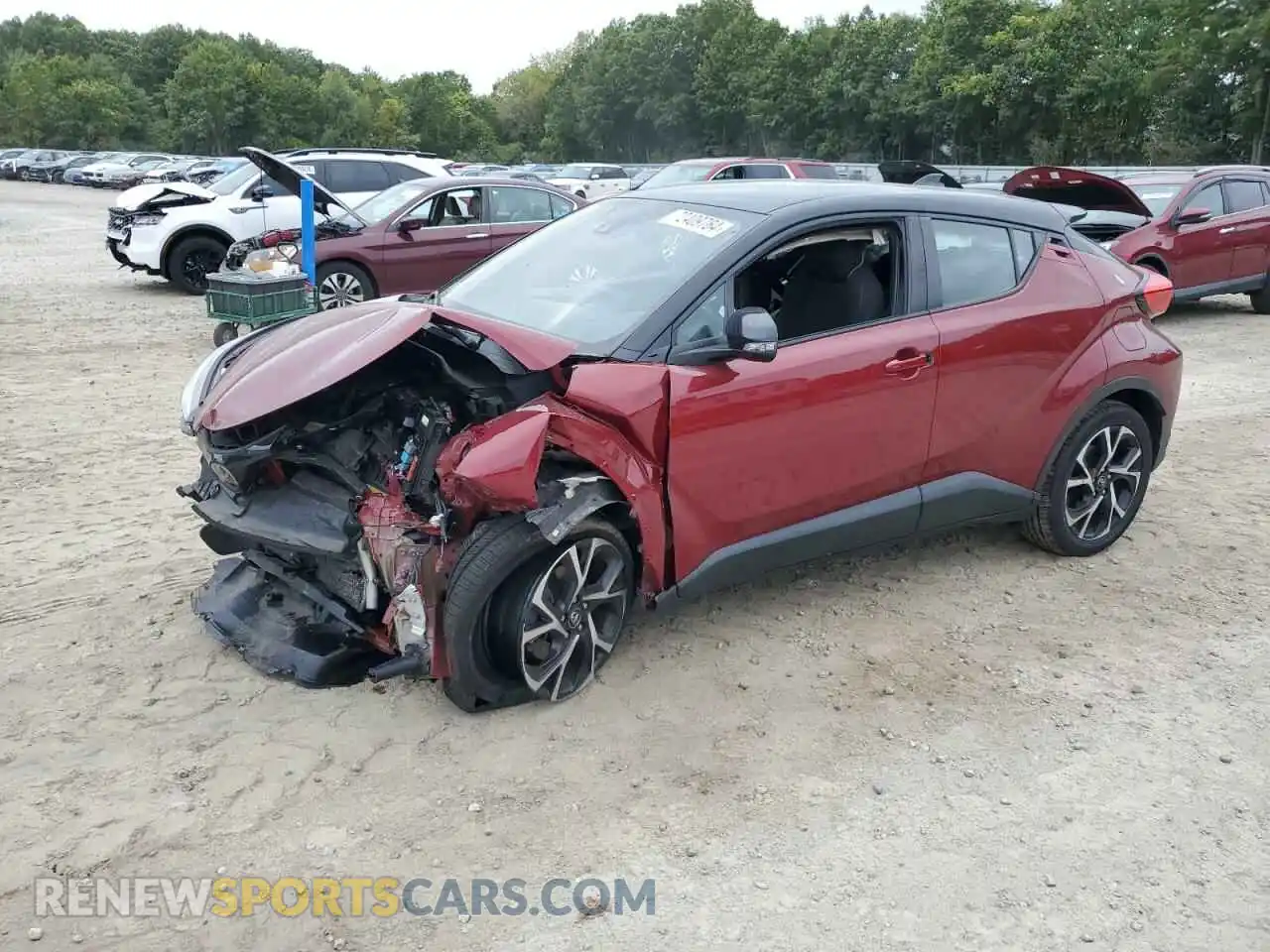 1 Photograph of a damaged car NMTKHMBX1KR090728 TOYOTA C-HR 2019