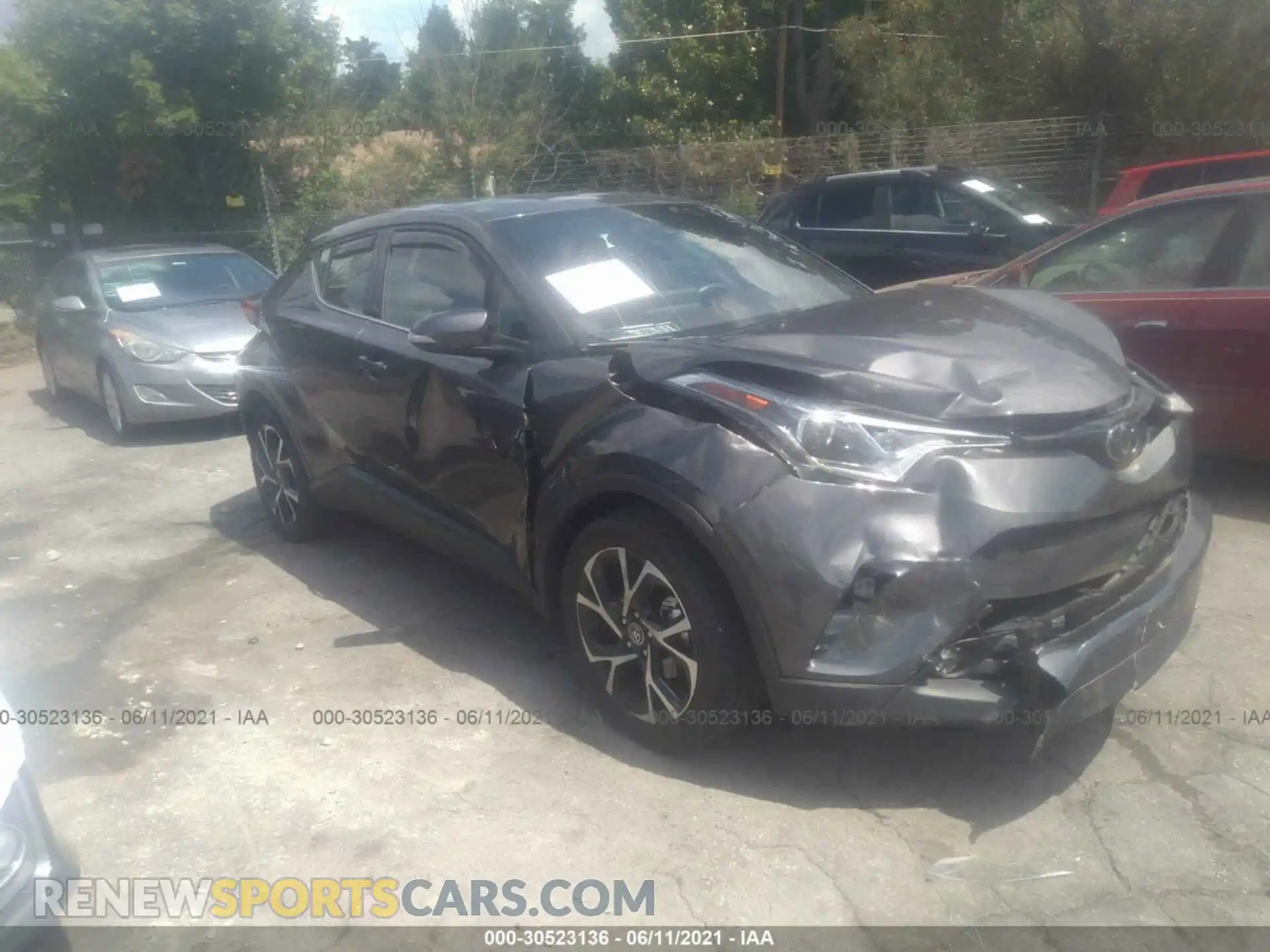 1 Photograph of a damaged car NMTKHMBX1KR091782 TOYOTA C-HR 2019