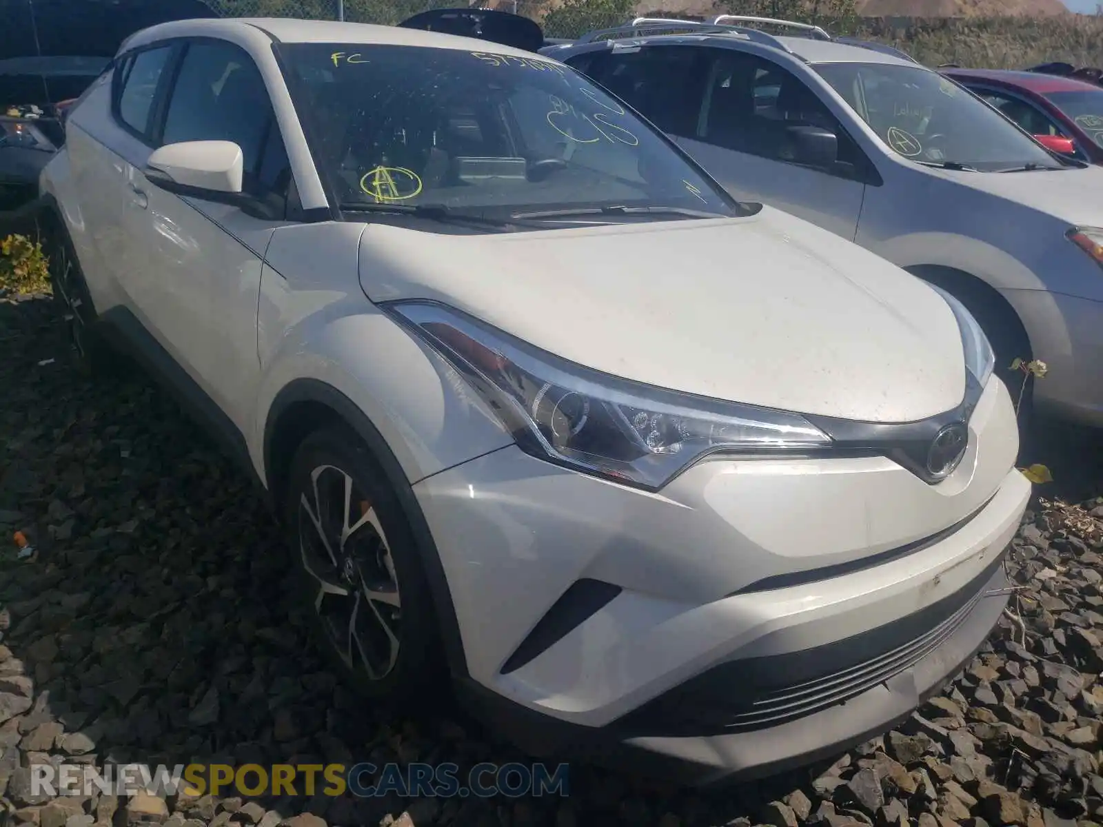1 Photograph of a damaged car NMTKHMBX1KR092561 TOYOTA C-HR 2019