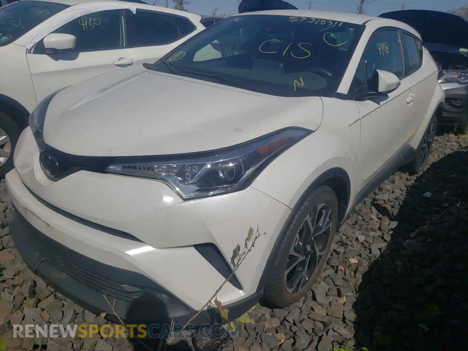 2 Photograph of a damaged car NMTKHMBX1KR092561 TOYOTA C-HR 2019