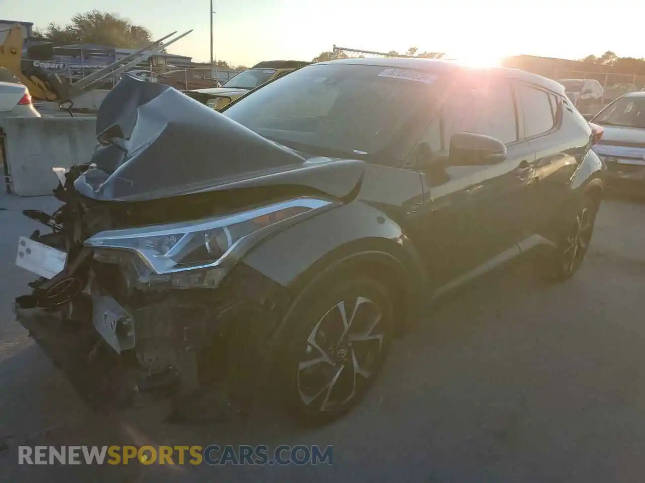 1 Photograph of a damaged car NMTKHMBX1KR093662 TOYOTA C-HR 2019