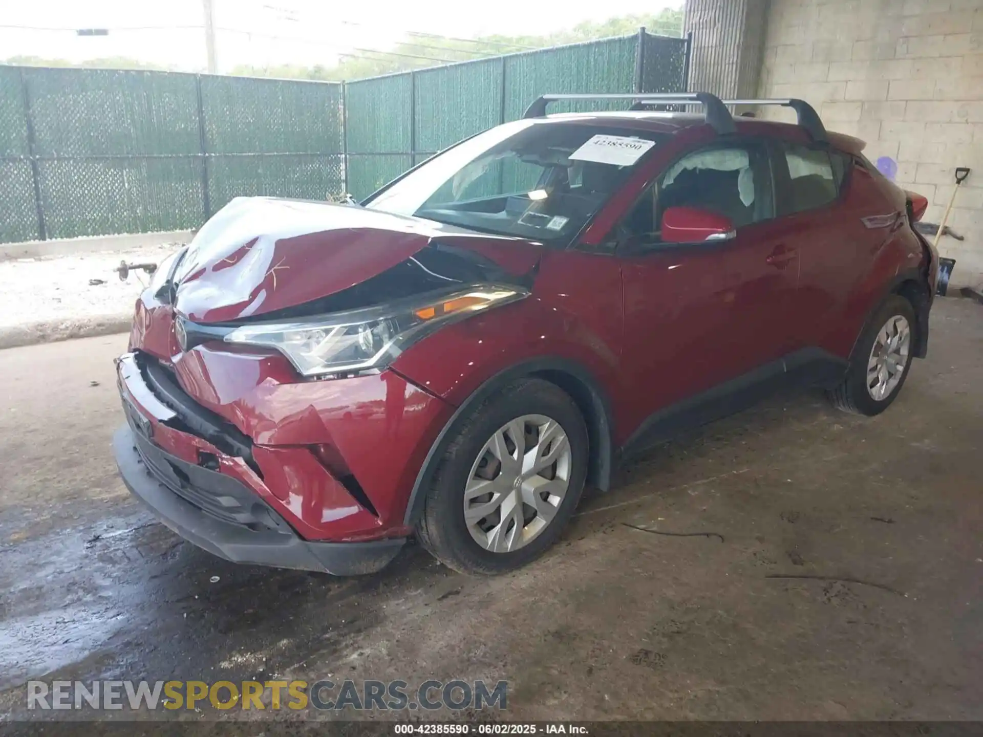 2 Photograph of a damaged car NMTKHMBX1KR096139 TOYOTA C-HR 2019