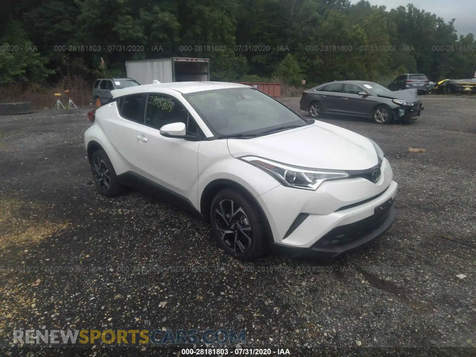 1 Photograph of a damaged car NMTKHMBX2KR095050 TOYOTA C-HR 2019