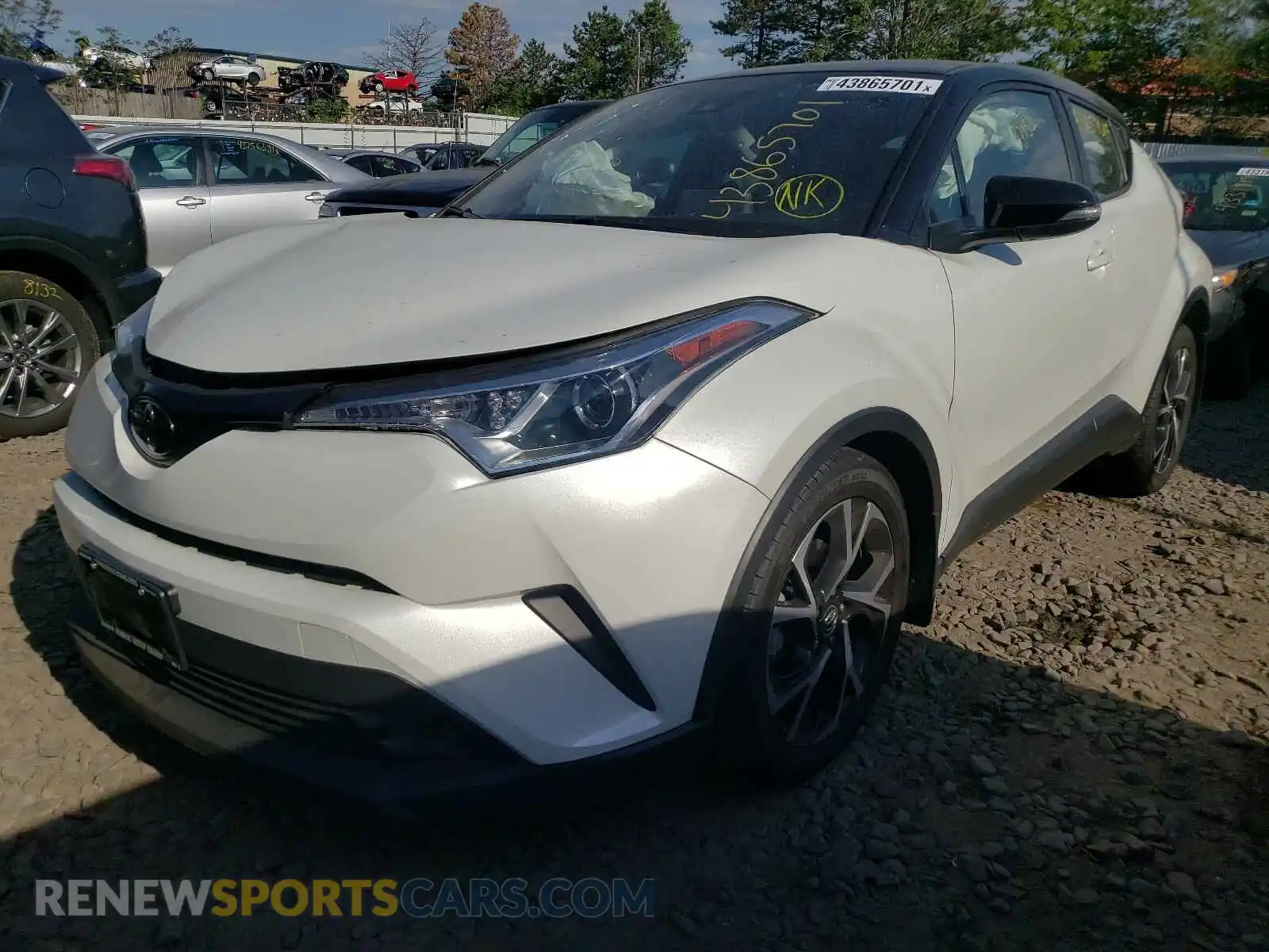 2 Photograph of a damaged car NMTKHMBX2KR095761 TOYOTA C-HR 2019