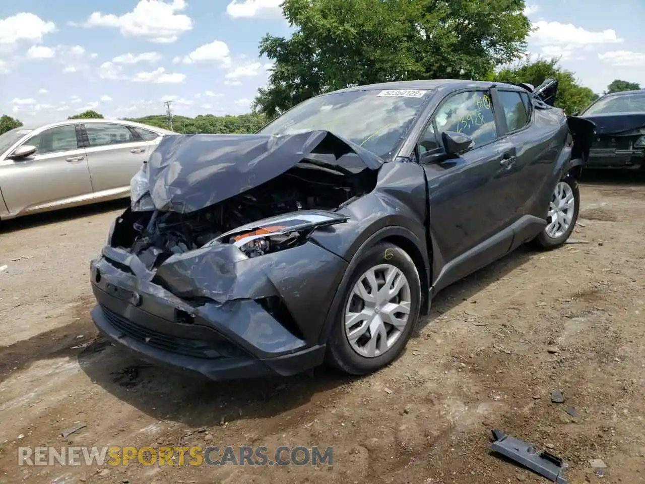 2 Photograph of a damaged car NMTKHMBX3KR094344 TOYOTA C-HR 2019