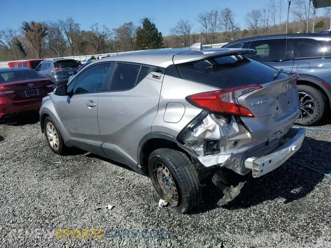 2 Photograph of a damaged car NMTKHMBX3KR098328 TOYOTA C-HR 2019