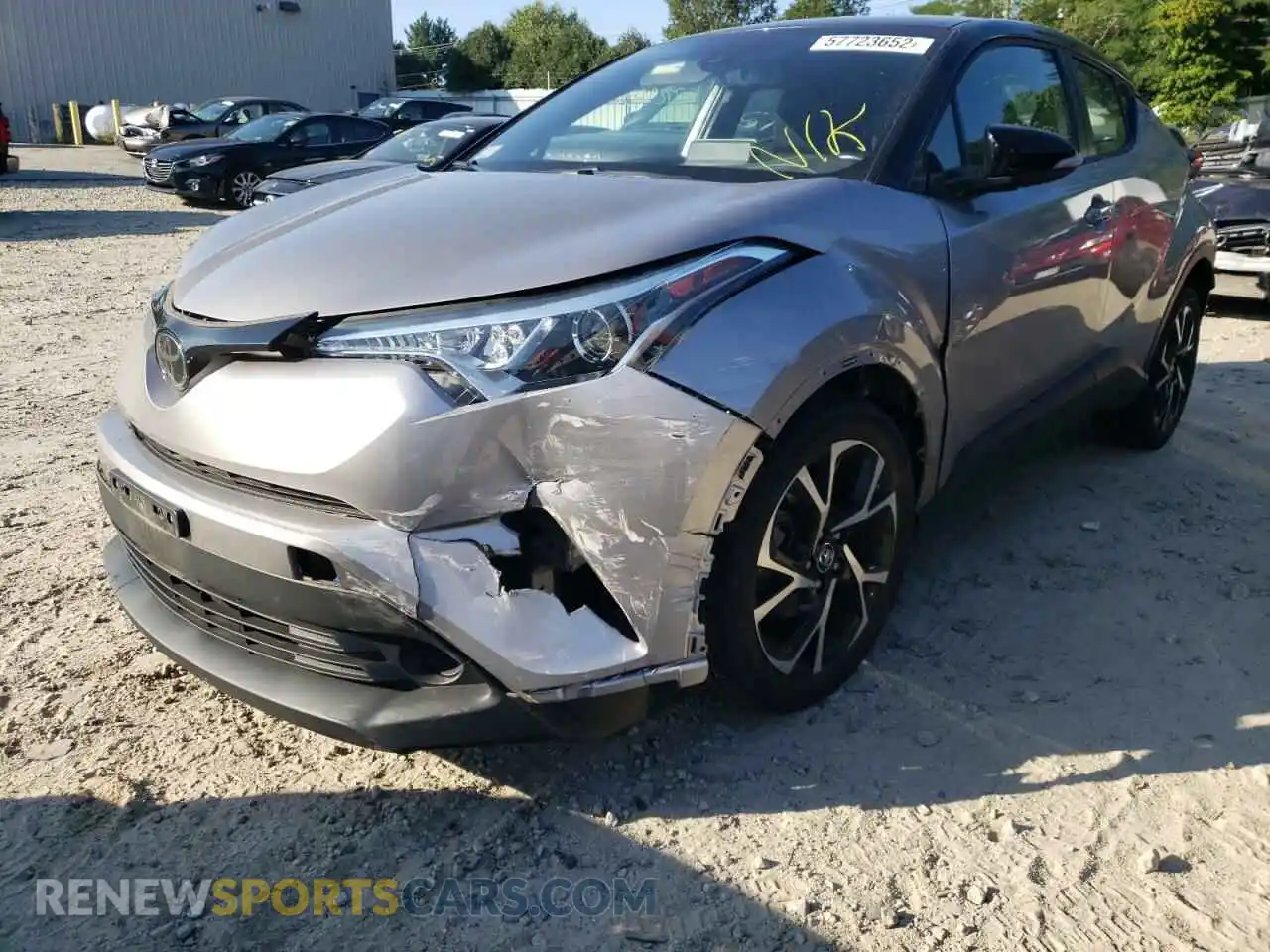 2 Photograph of a damaged car NMTKHMBX4KR090948 TOYOTA C-HR 2019