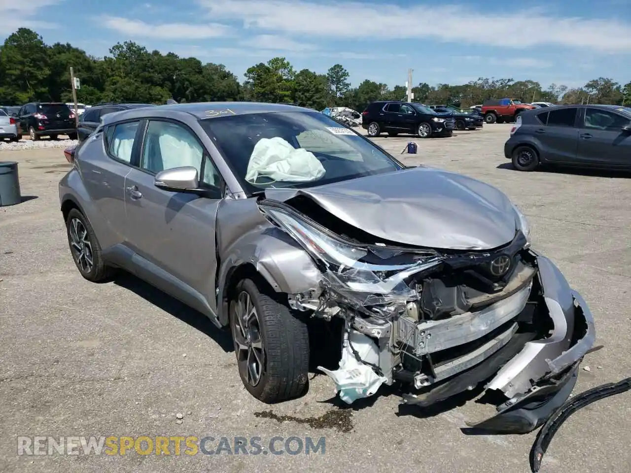 1 Photograph of a damaged car NMTKHMBX4KR093266 TOYOTA C-HR 2019