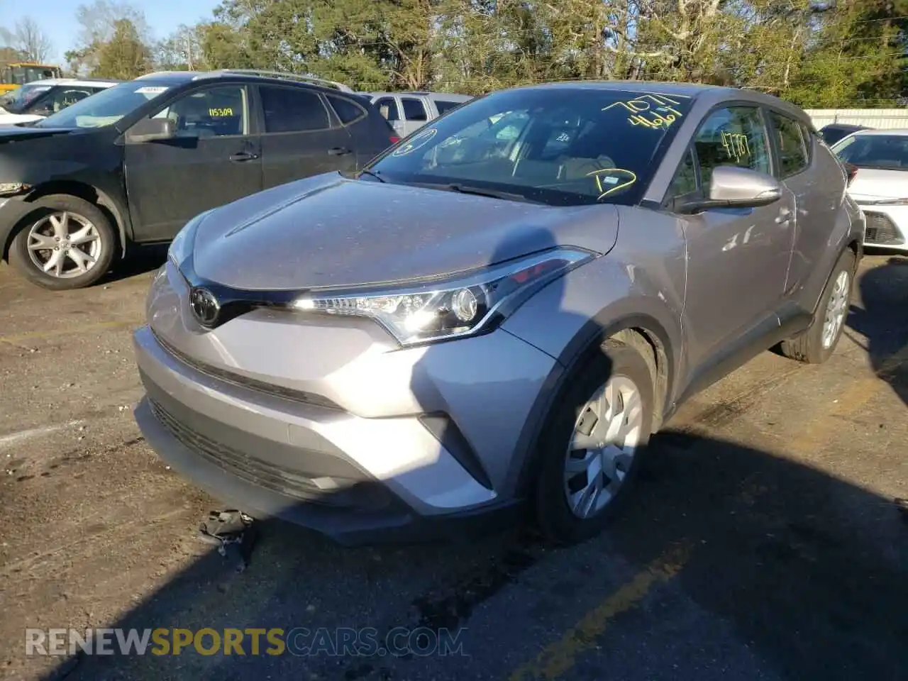 2 Photograph of a damaged car NMTKHMBX4KR093915 TOYOTA C-HR 2019