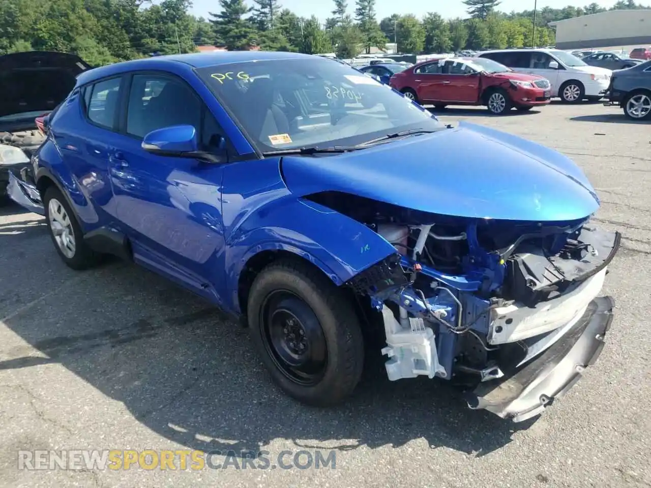 1 Photograph of a damaged car NMTKHMBX4KR098970 TOYOTA C-HR 2019