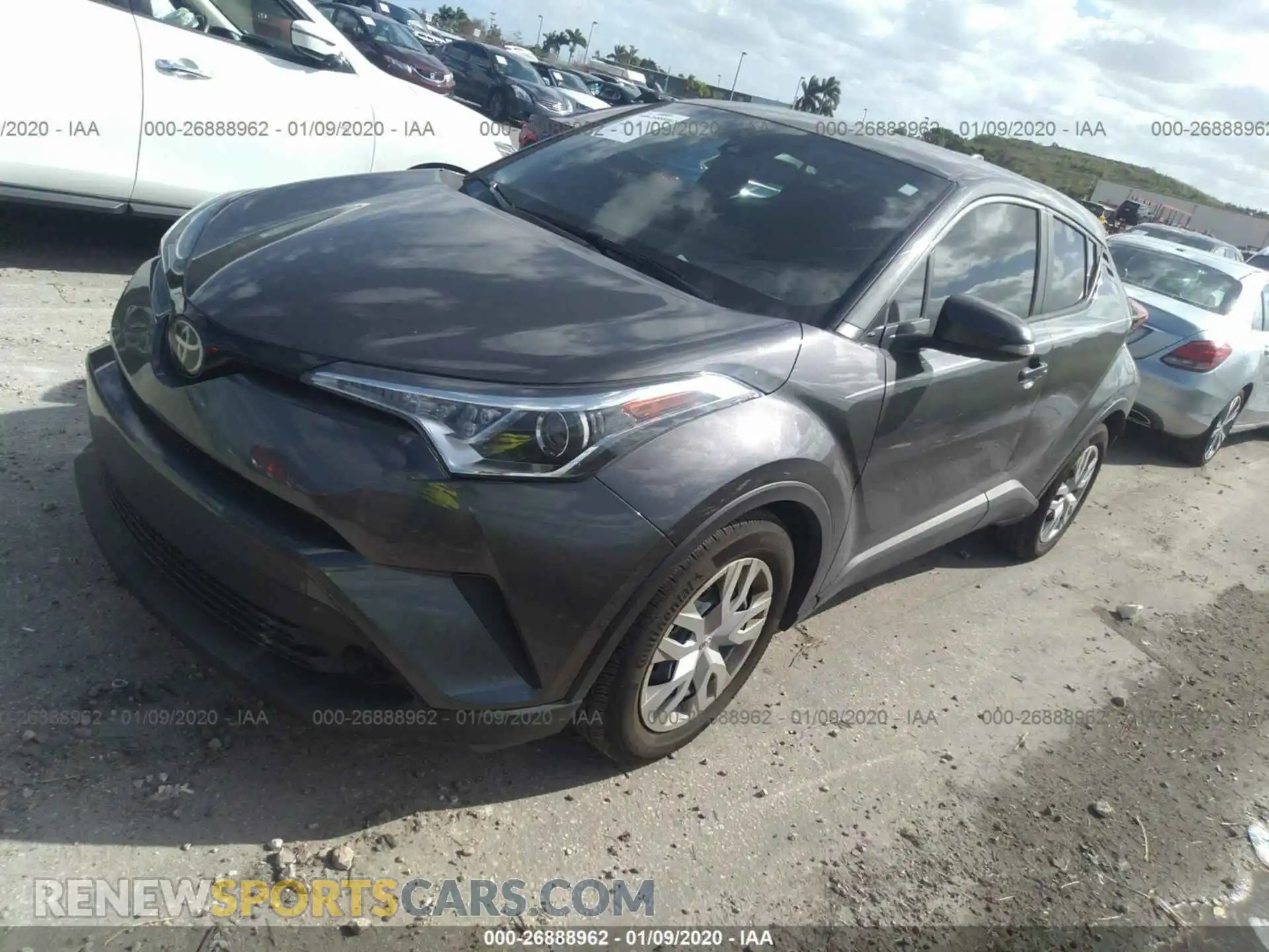 2 Photograph of a damaged car NMTKHMBX5KR090151 TOYOTA C-HR 2019