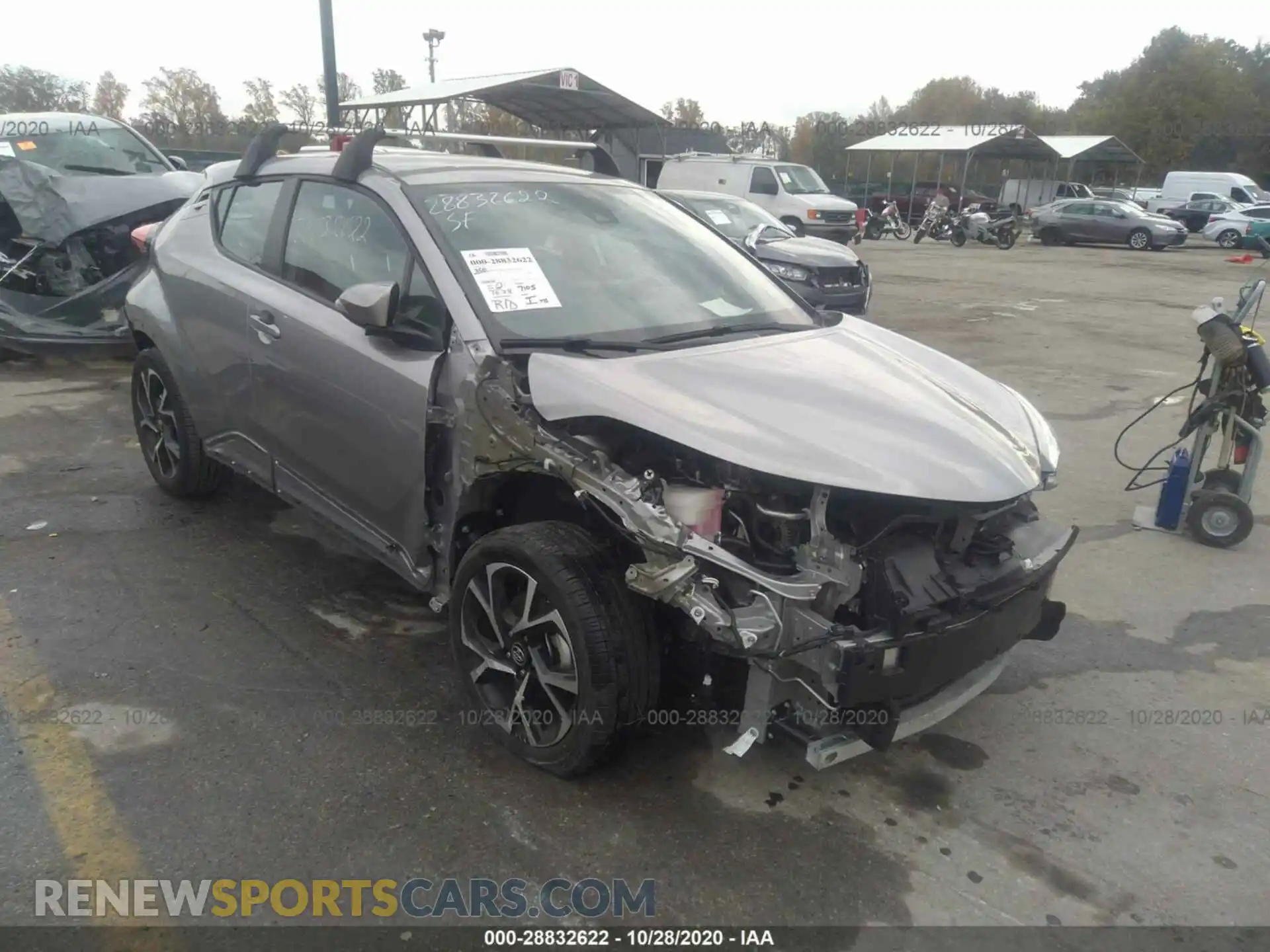 1 Photograph of a damaged car NMTKHMBX5KR095205 TOYOTA C-HR 2019