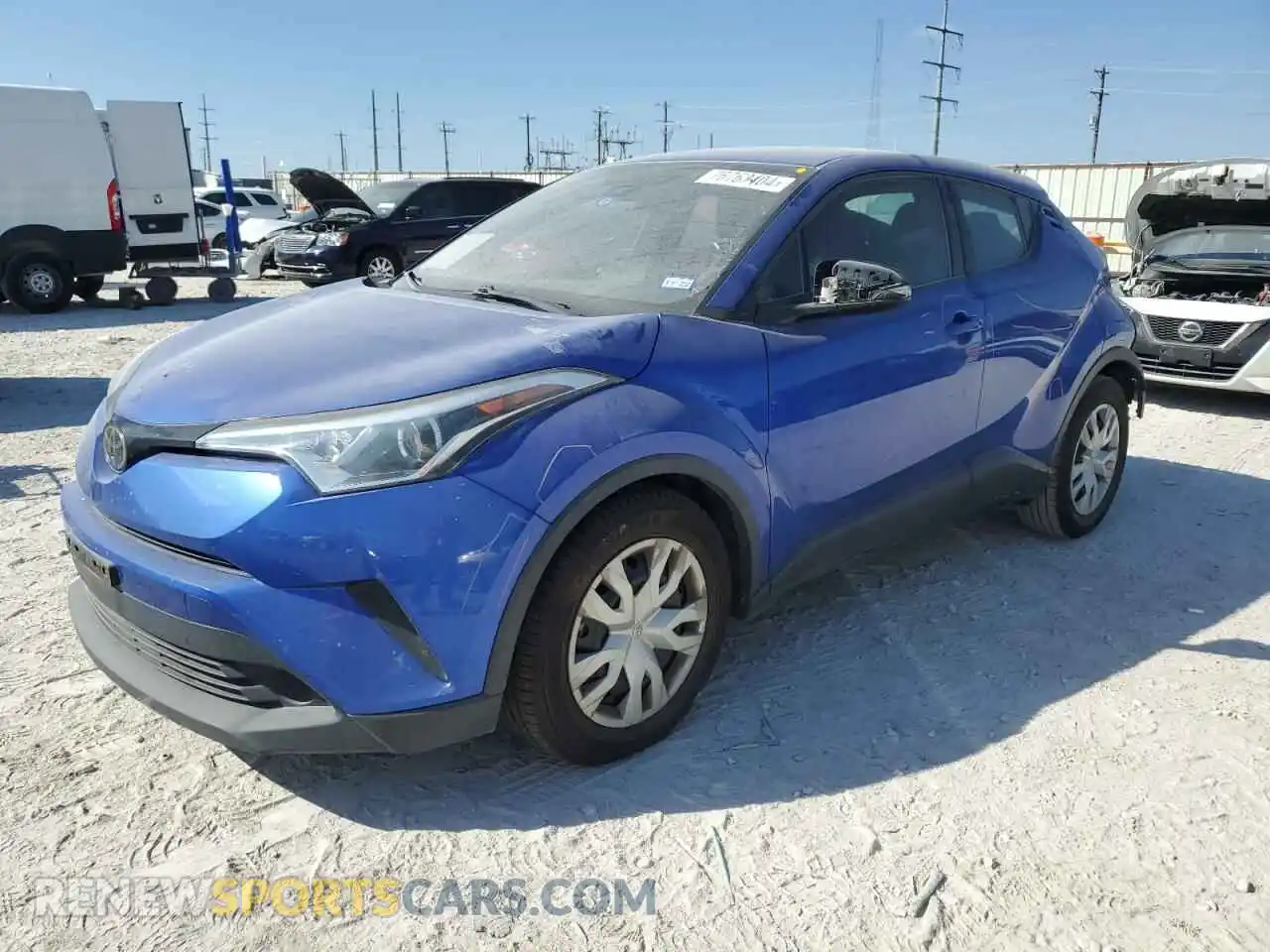 1 Photograph of a damaged car NMTKHMBX5KR098072 TOYOTA C-HR 2019