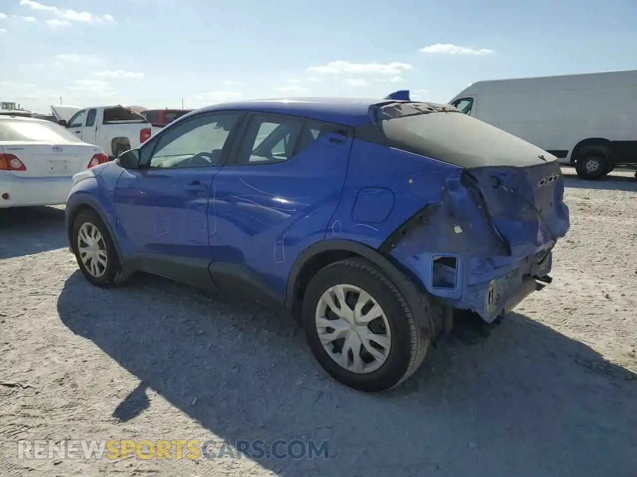 2 Photograph of a damaged car NMTKHMBX5KR098072 TOYOTA C-HR 2019